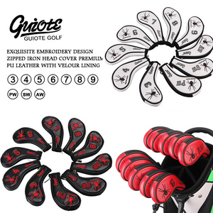 SPIDER Zipped Golf Iron Cover (10pcs/Set)