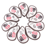 BULLDOG Golf Iron Covers (10pcs/Set)