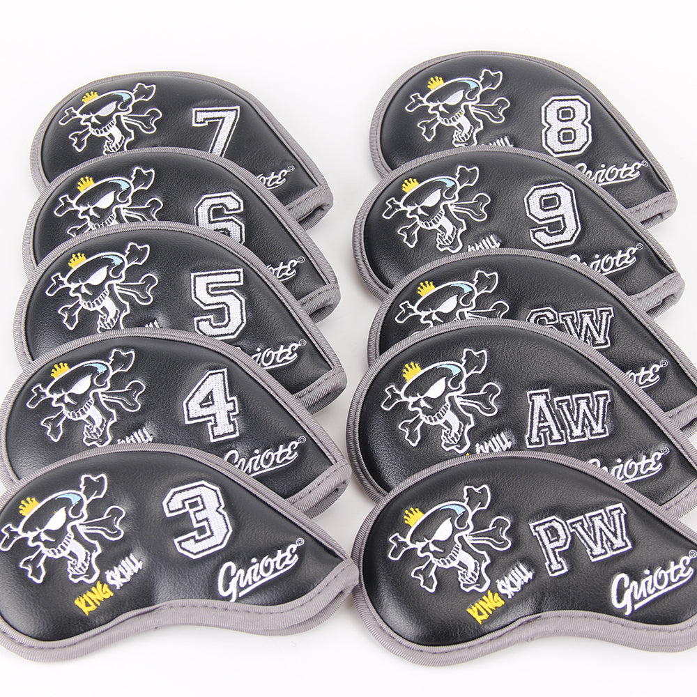 KING SKULL Golf Iron Covers (10pcs/Set)