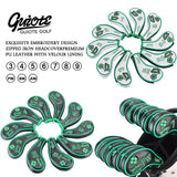 LUCKY CLOVER Zipped Golf Iron Cover (10pcs/Set)