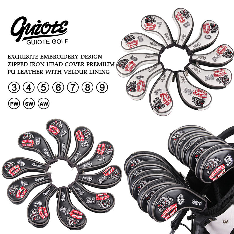 BULLDOG Zipped Golf Iron Cover (10pcs/Set)