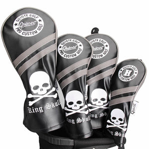 SKULL Golf Wood Head Covers (4pcs/Set)