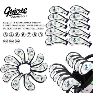 GECKO Zipped Golf Iron Cover (10pcs/Set)