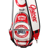 Golf staff bag BULLDOGS  Golf Tour Bag white/red 10.5"