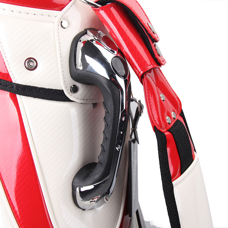 Golf staff bag BULLDOGS  Golf Tour Bag white/red 10.5"
