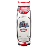 Golf staff bag BULLDOGS  Golf Tour Bag white/red 10.5"