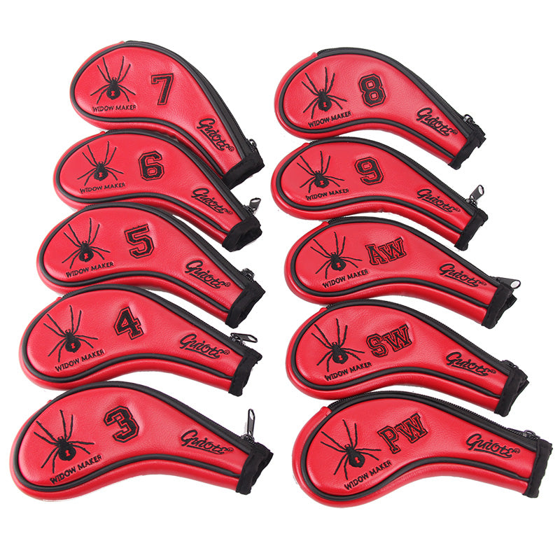 SPIDER Zipped Golf Iron Cover (10pcs/Set)