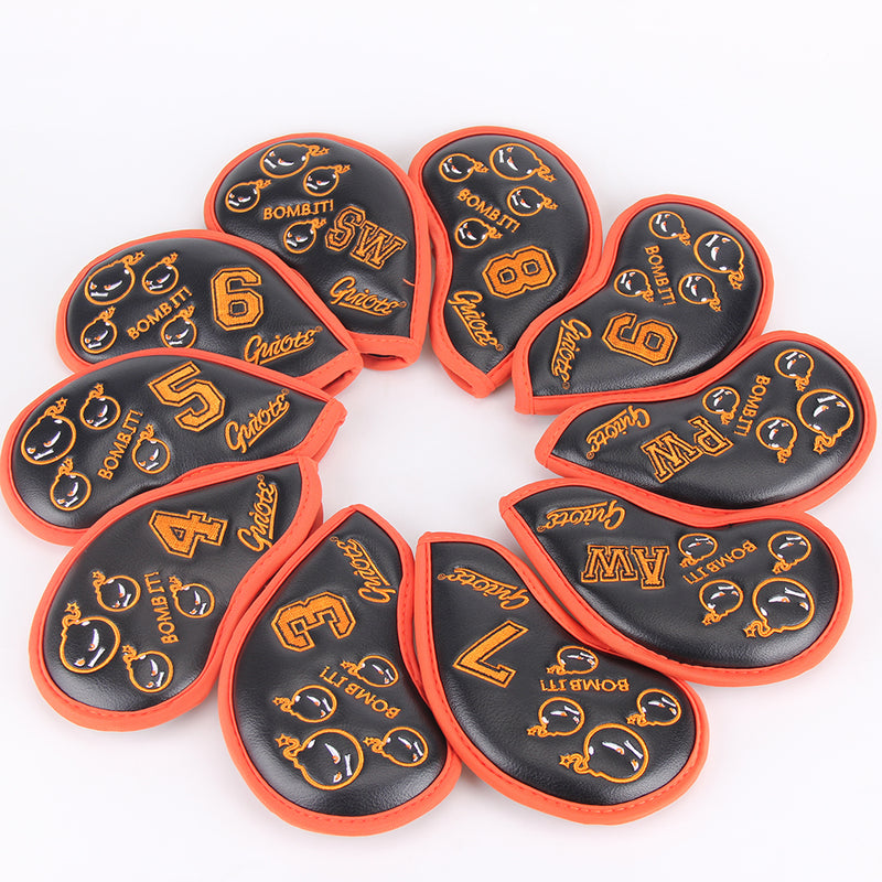 BOMB IT Golf Velcro Iron Covers (10pcs/Set)